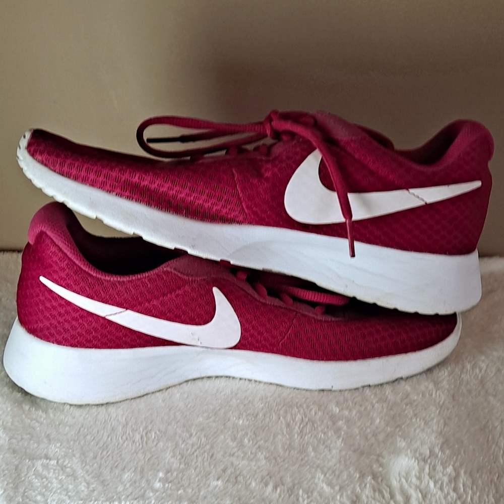 Nike Lace Up Running Shoes Fuscia/White Sz 10 - Picture 6 of 9